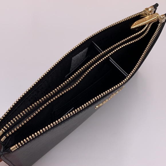 KATE SPADE Madison Double Zip Wristlet BLACK COLOR - Picture 14 of 14